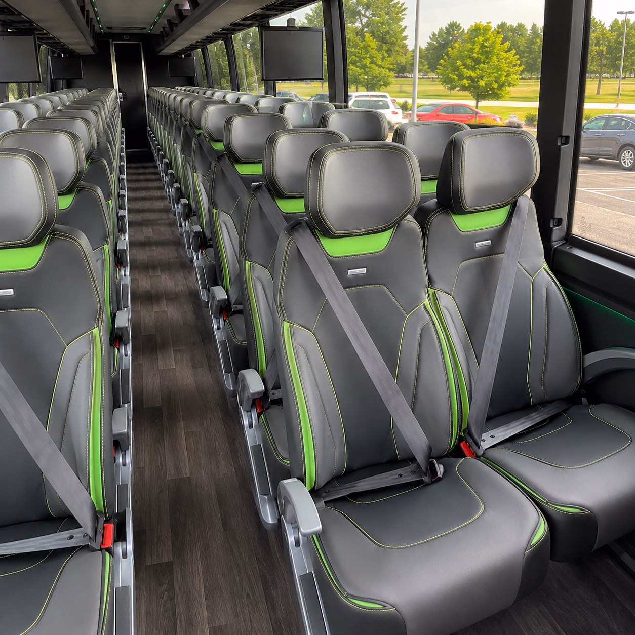 franklin charter bus interior
