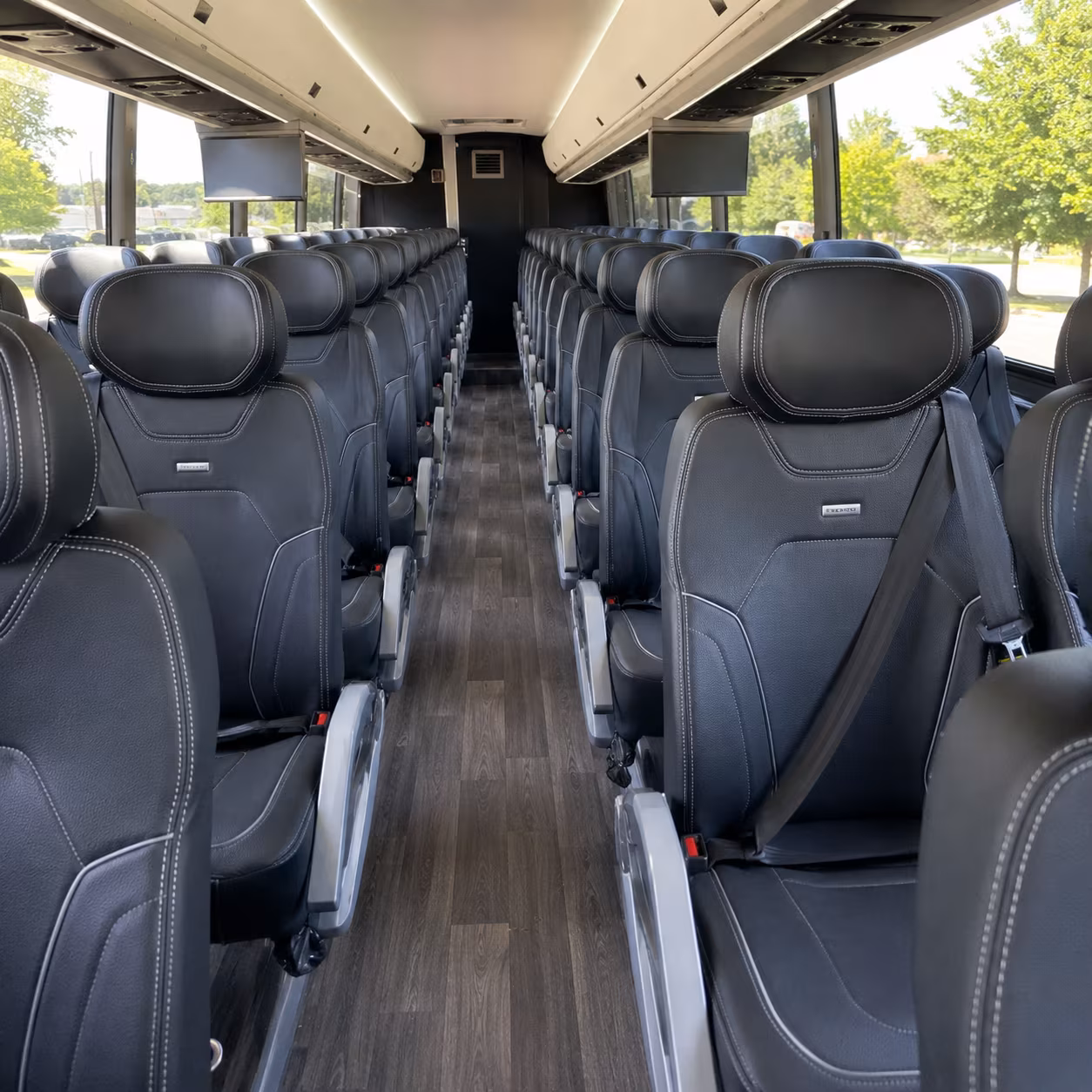 franklin private event transportation onboard seating